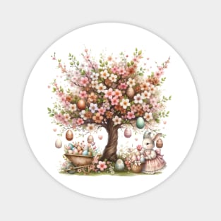 A Cottagecore Easter Magnet